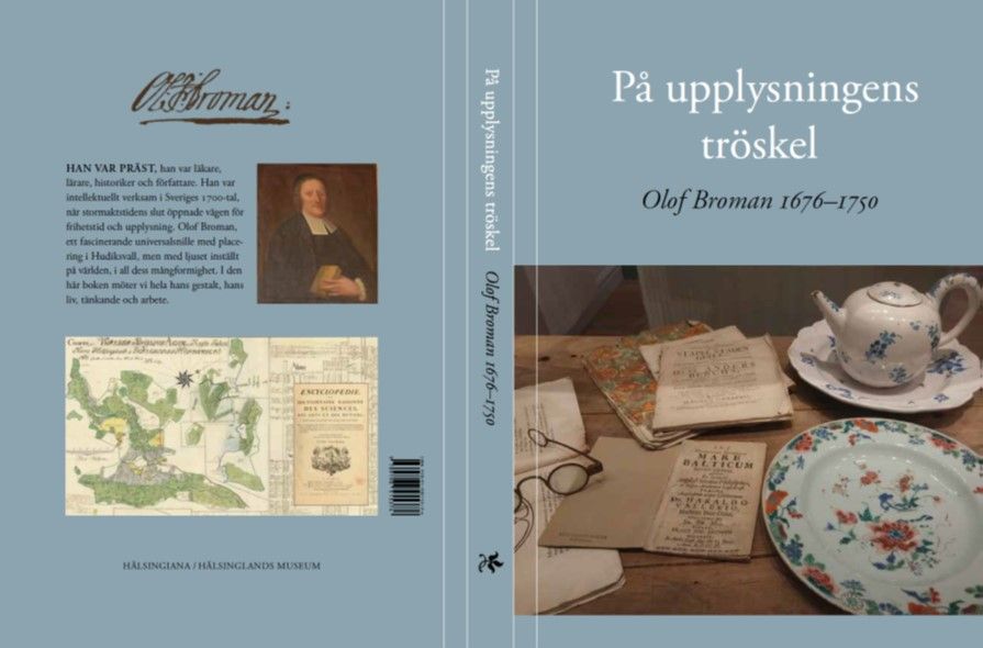 Bild på bokomslag med titeln "På upplysningens tid- Olof Broman 1676-1750"