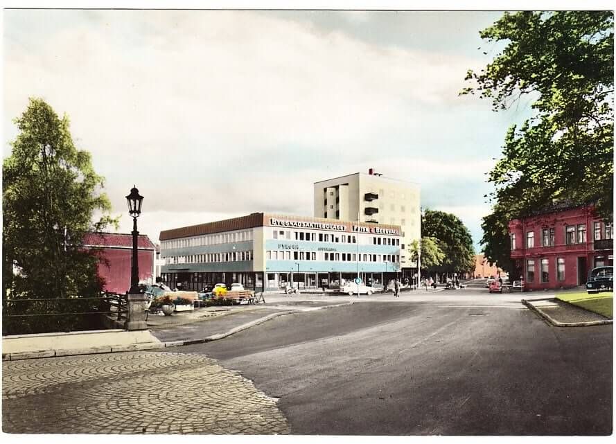 En stadsvy från Hudiksvall.