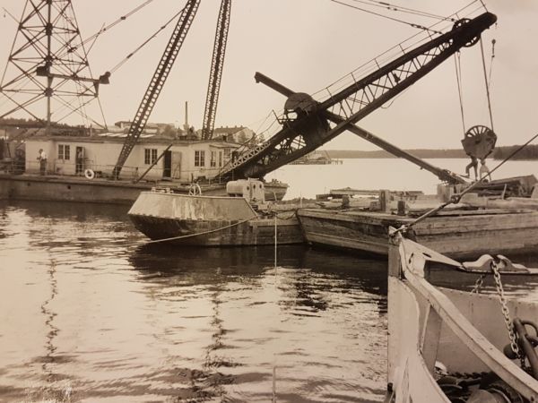 Mudderverk i Hudiksvalls hamn