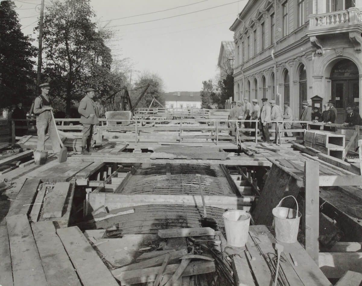 Tunnelbygge i Hudiksvall