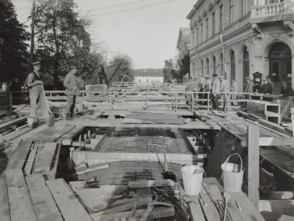 Tunnelbygge i Hudiksvall